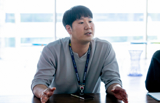 성덕진 삼성전자 생활가전사업부 개발팀 연구원. <박동욱 기자>